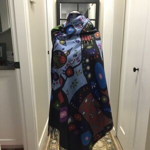 NWOT Beautiful First Nations Art Shawl